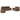 Set de canapele cu perne, 3 piese, maro, textil