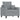 Set de canapele cu perne, 4 piese, gri deschis, material textil
