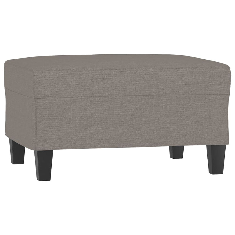 Set de canapele cu perne, 4 piese, gri taupe, textil