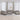 Set de canapele cu perne, 4 piese, gri taupe, textil