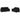 Set de canapele cu perne, 2 piese, negru, textil