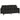 Set de canapele cu perne, 2 piese, negru, textil