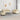 Set de canapele cu perne, 3 piese, crem, textil