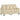 Set de canapele cu perne, 3 piese, crem, textil