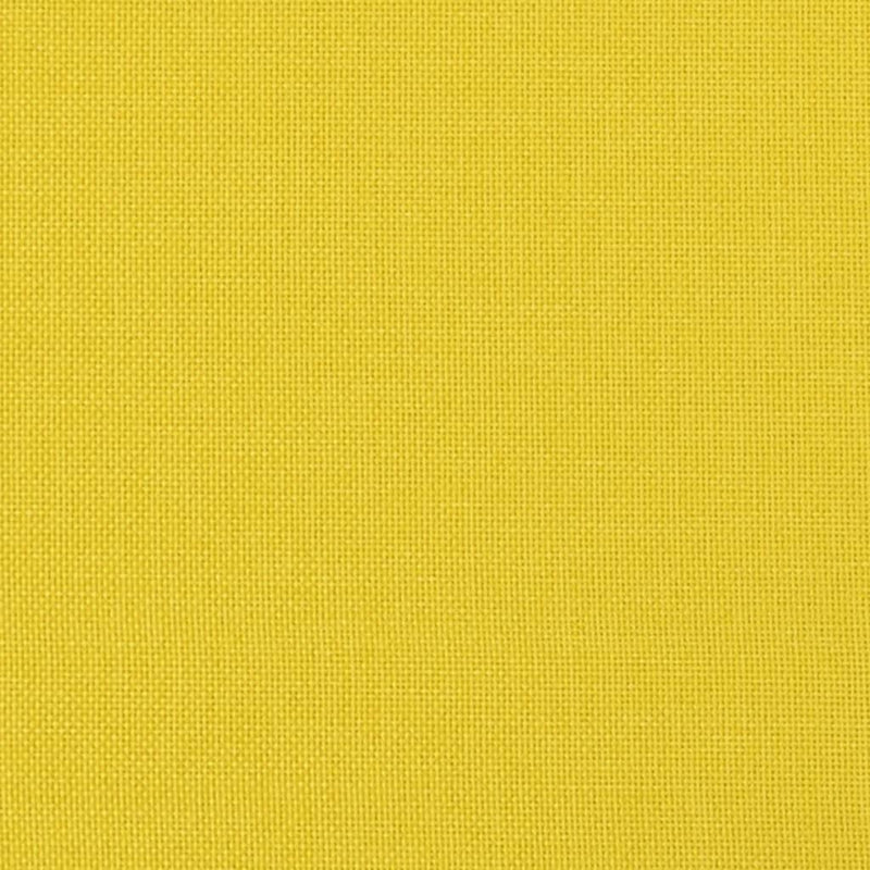 Set de canapele cu perne, 3 piese, galben deschis, textil