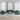 Set de canapele cu perne, 3 piese, verde închis, catifea