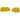 Set de canapele cu perne, 2 piese, galben, catifea