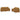 Set de canapele cu perne, 2 piese, maro, catifea