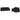 Set de canapele cu perne, 2 piese, negru, catifea