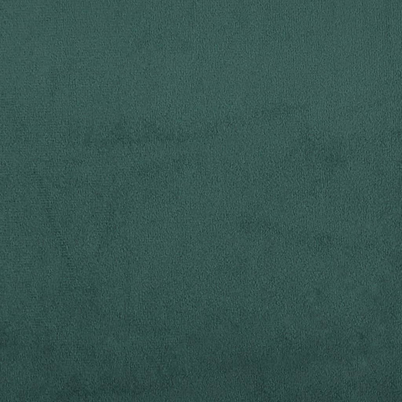 Set de canapele cu perne, 3 piese, verde închis, catifea