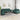 Set de canapele cu perne, 3 piese, verde închis, catifea