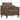 Set de canapele cu perne, 3 piese, maro, textil