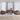 Set de canapele cu perne, 3 piese, maro, textil