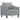 Set de canapele cu perne, 4 piese, gri deschis, textil