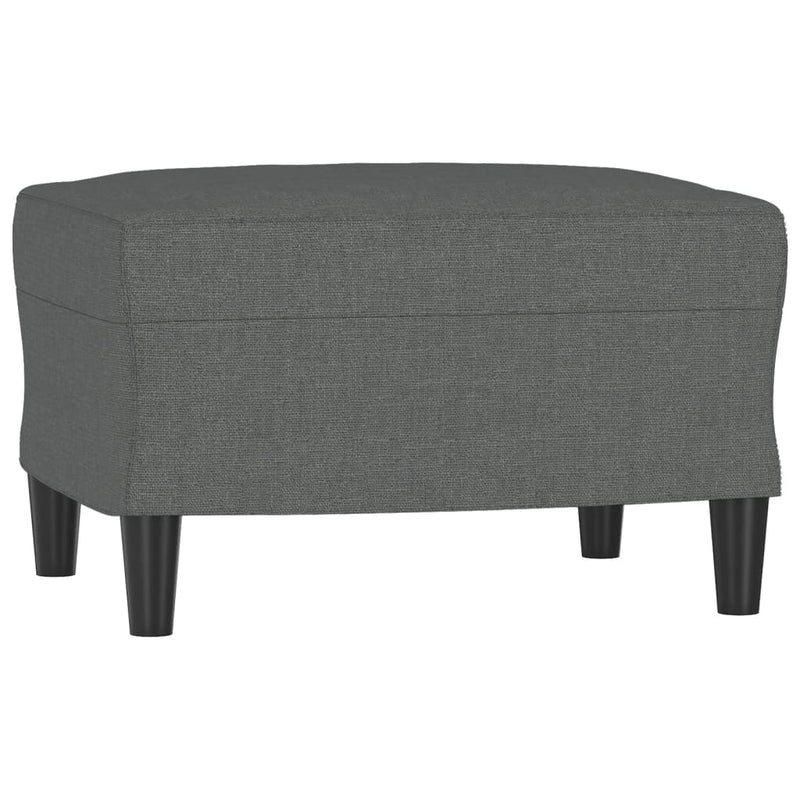 Set de canapele cu perne, 4 piese, gri închis, textil