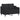 Set de canapele cu perne, 4 piese, negru, textil