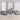 Set de canapea cu perne, 4 piese, gri taupe, material textil