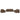 Set de canapele cu perne, 3 piese, maro, textil