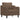 Set de canapele cu perne, 3 piese, maro, textil