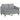 Set de canapele cu perne, 2 piese, gri deschis, textil