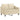Set de canapele cu perne, 2 piese, crem, textil