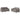 Set de canapea cu perne, 2 piese, gri taupe, material textil