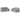 Set de canapele cu perne, 2 piese, gri deschis, material textil