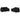 Set de canapele cu perne, 2 piese, negru, material textil