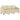 Set de canapele cu perne, 2 piese, crem, textil