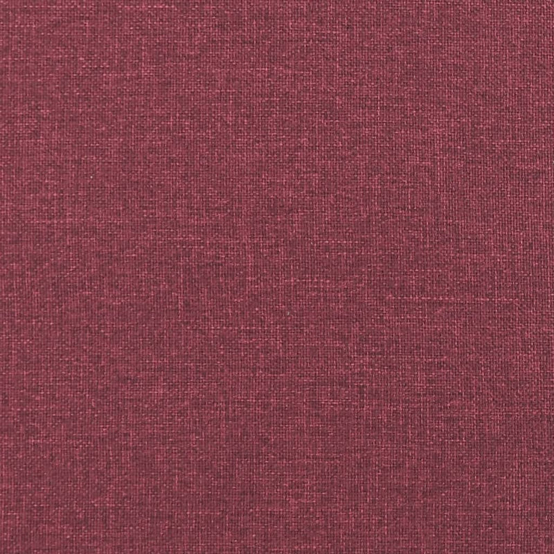 Set canapea cu perne, 2 piese, roșu vin, material textil