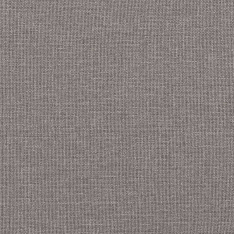 Set de canapea cu perne, 2 piese, gri taupe, material textil