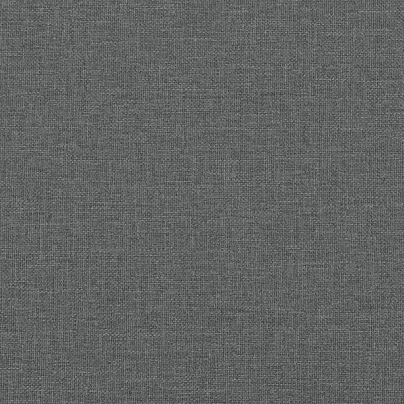 Set de canapele cu perne, 3 piese, gri închis, textil