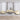 Set de canapele, 3 piese, crem, material