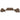 Set de canapele, 3 piese, maro, textil
