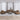 Set de canapele, 3 piese, maro, textil