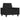 Set de canapele, 4 piese, negru, material textil
