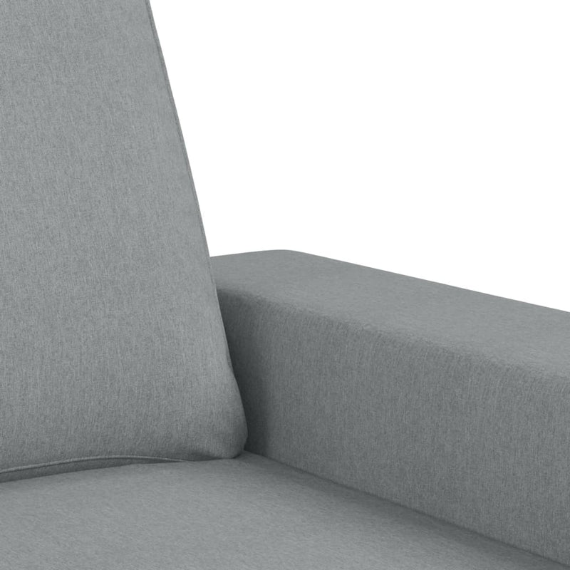 Set de canapele, 2 piese, gri deschis, material textil