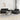 Set de canapele, 2 piese, negru, material textil