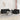 Set de canapele, 2 piese, negru, piele ecologică