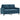 Set de canapele cu perne, 3 piese, albastru, catifea
