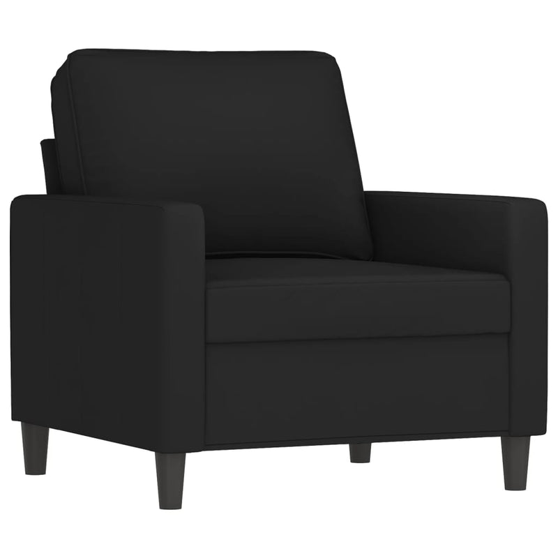 Set de canapele cu perne, 4 piese, negru, catifea