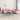 Set canapea cu perne, 2 piese, roz, catifea