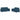 Set de canapele cu perne, 2 piese, albastru, catifea