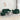 Set canapea cu perne, 3 piese, verde închis, catifea