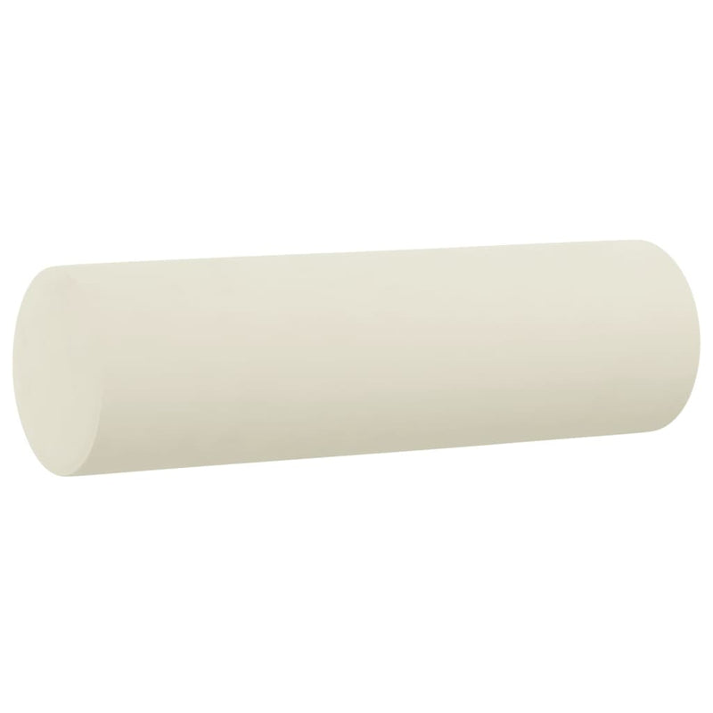 Set de canapele cu perne, 2 piese, crem, catifea