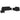 Set de canapele cu perne, 3 piese, negru, catifea