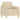 Set de canapele cu perne, 3 piese, crem, textil