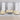 Set de canapele cu perne, 3 piese, crem, textil