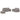 Set de canapea cu perne, 3 piese, gri taupe, material textil