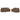 Set de canapele cu perne, 2 piese, maro, textil